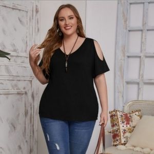 Torrid Bandbottom Cutout Blouse Size 1 RETIRED NWT